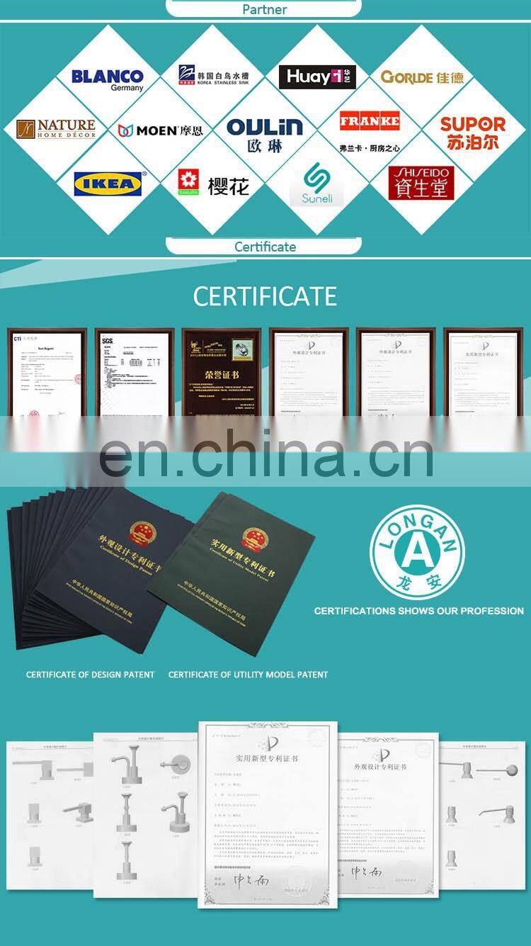 New Liquid Bathing Fancy Stainless Steel Hand Soap Gel Pump Soap Dispenser Bottle For Hotel Bathroom Wholesale from China