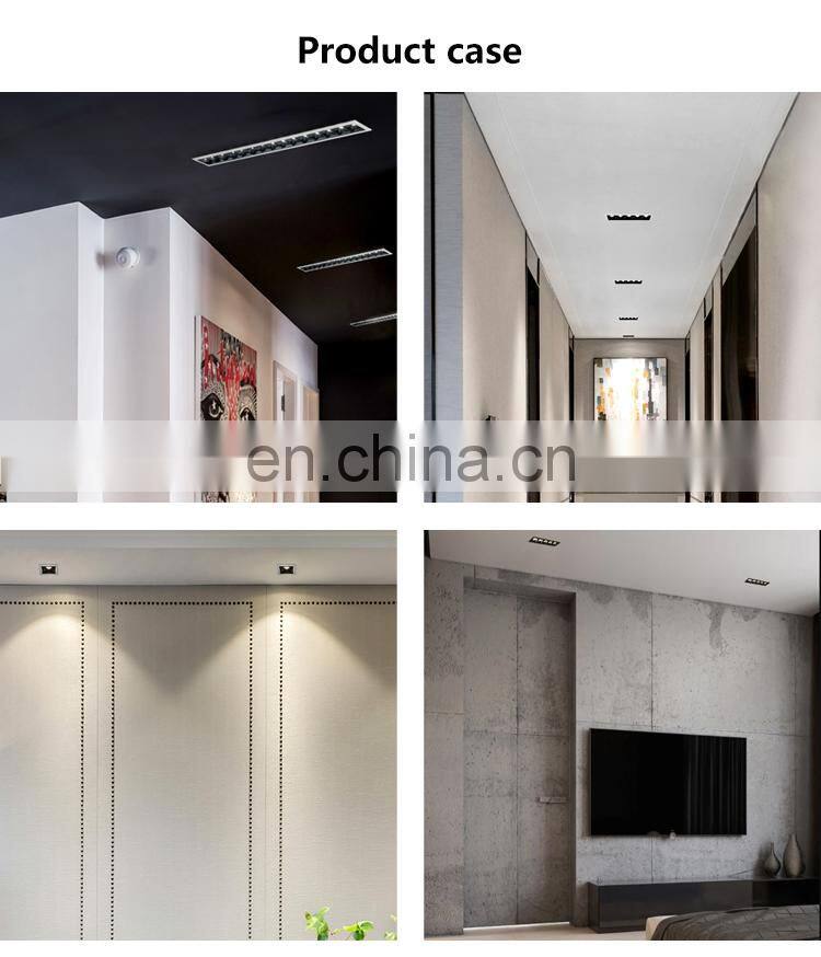 High Lumen Multi Power Down Lamp Home Office 3W 6W 10W 12W 18W 24W Linear Grille Light