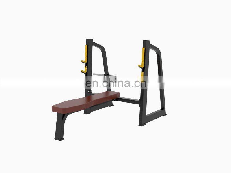 Commercial horizontal and inclined bench press gym dedicated weightlifting bed and barbell comprehensive training device