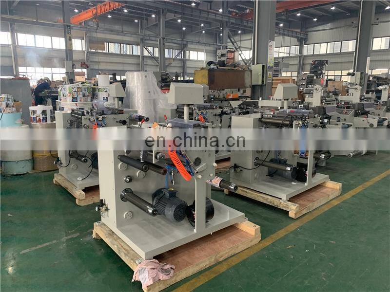 UTS320 Narrow web Automatic Adhesive Sticker Slitter rewinder