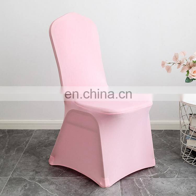 Amazon Hotsale Universal Fit Stretch Wedding Spandex Chair Covers For Living Room Dining Room