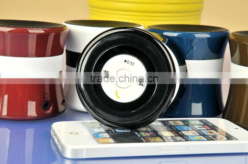 Promotion gift New products / mini Portable bluetooth Speaker / Wireless bluetooth Speaker with FM radio 2014 alibaba express