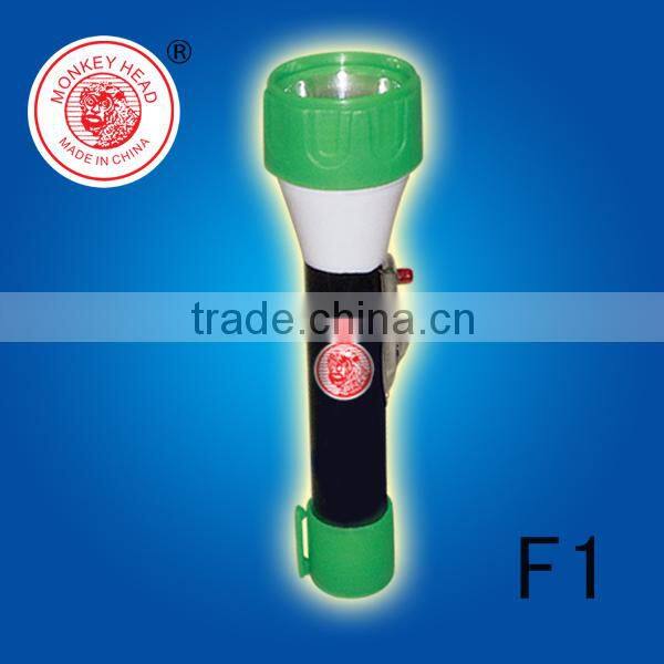 monkey head plastic kids mini torch flashlight
