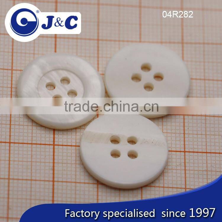 sea shell buttons, flat river shell buttons with 4 holes