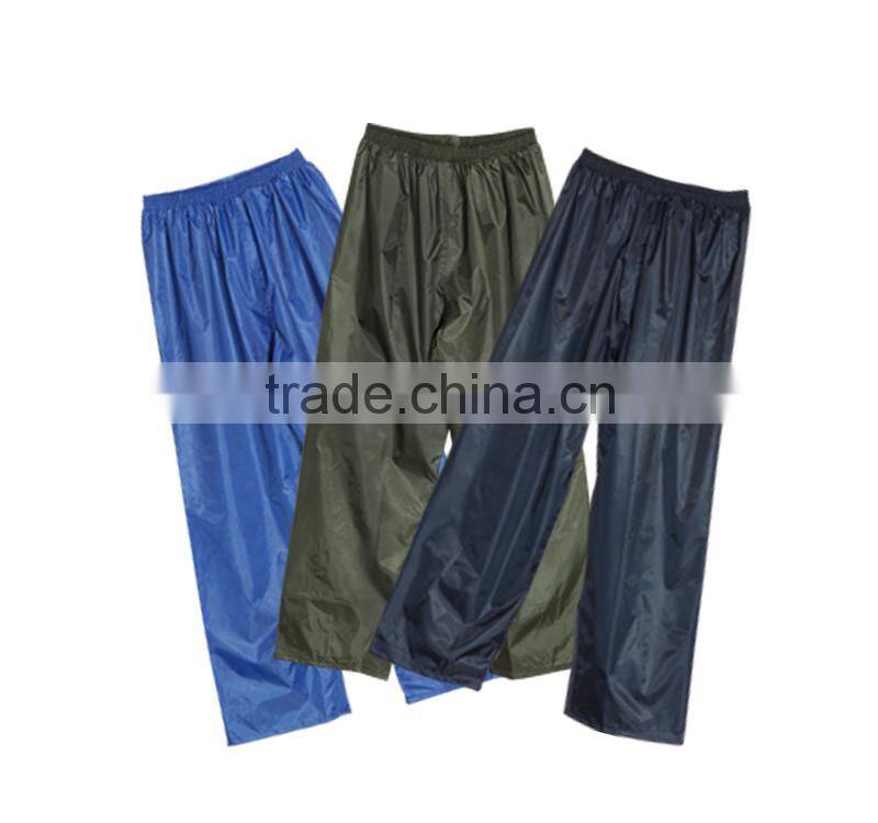 100% polyester waterproof rain jackets unisex rain jacket and pants