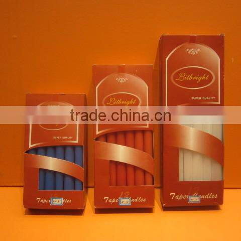 Taper Candle 8 inch,10 inch,12 inch, Walmart Vendor, 10 Years Experience of Candle Production