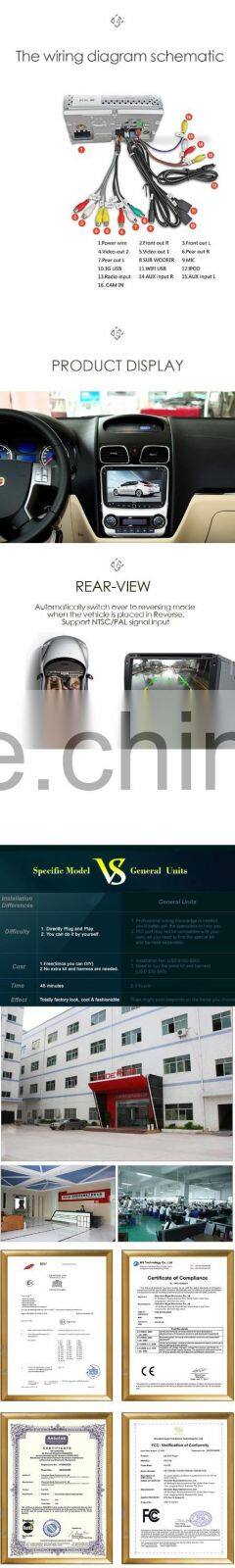 7inch multi-touch screen Android 4.4.4 Car DVD player With GPS navigation for EC7