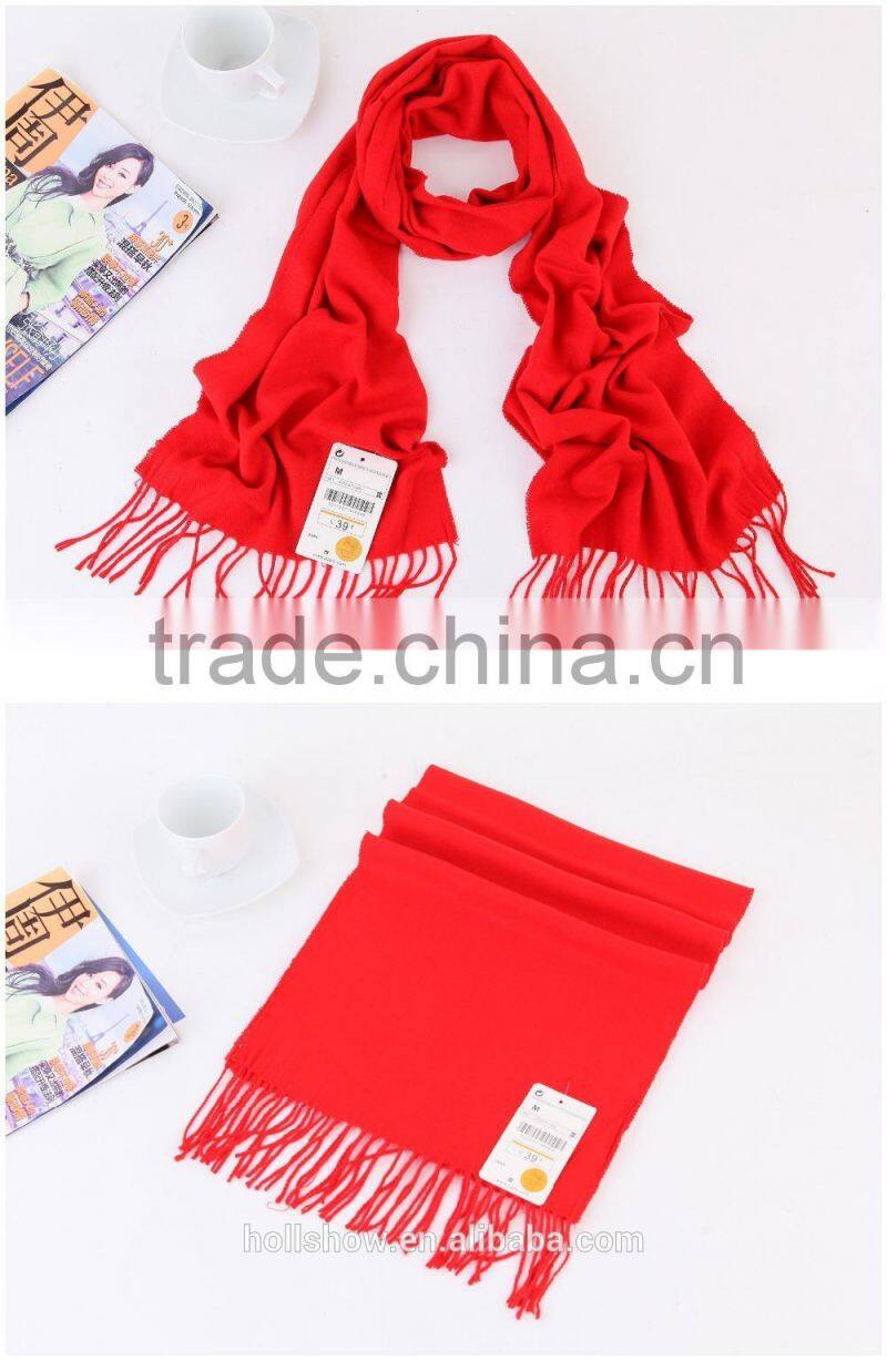 Fashion Classic Baby Boys Girls Autumn Winter Checked Plaid Knitted Scarf With Tassels