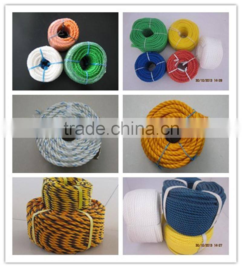 red recycled materials PE rope