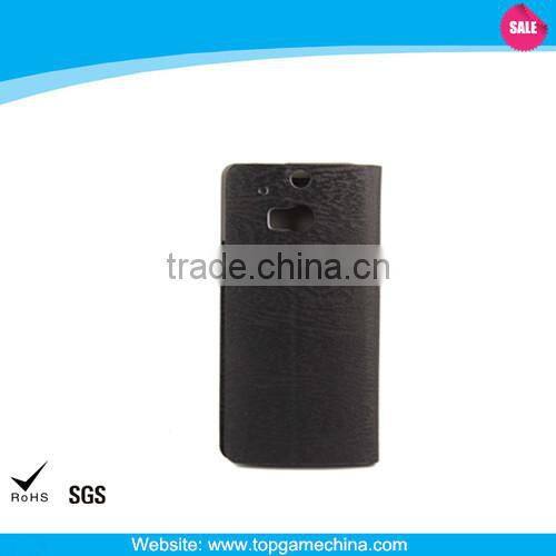 Book-Style Wallet leather case for htc one m8 stand flip case