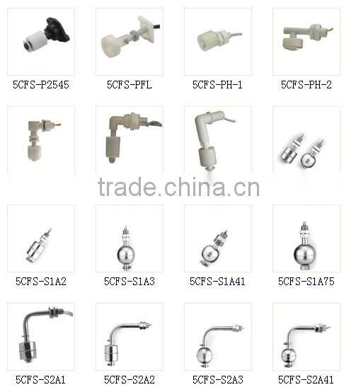 SUS316 stainless steel vertical liquid water magnetic float level switch sensor 5CFS-S1A2