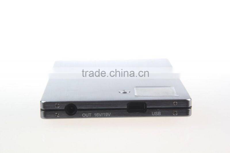 External Battery Backup Universal Portable Laptop Power Bank 20000mAh 19V