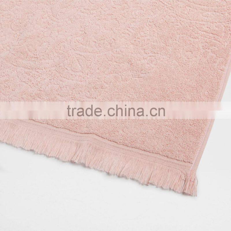 Cheap Wholesale High Quality 100 Cotton Bath Towel With Tassels