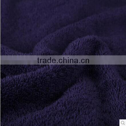 High quality 100% cotton organic satin border bath towel 100% cotton