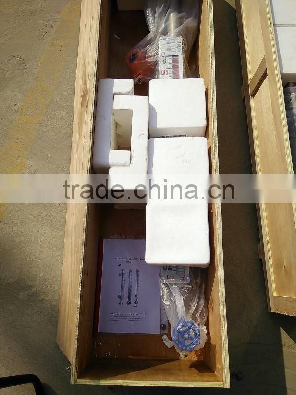 hot sale corrosion resistant with remote transmitter chemical plant PTFE magnetic level indicator