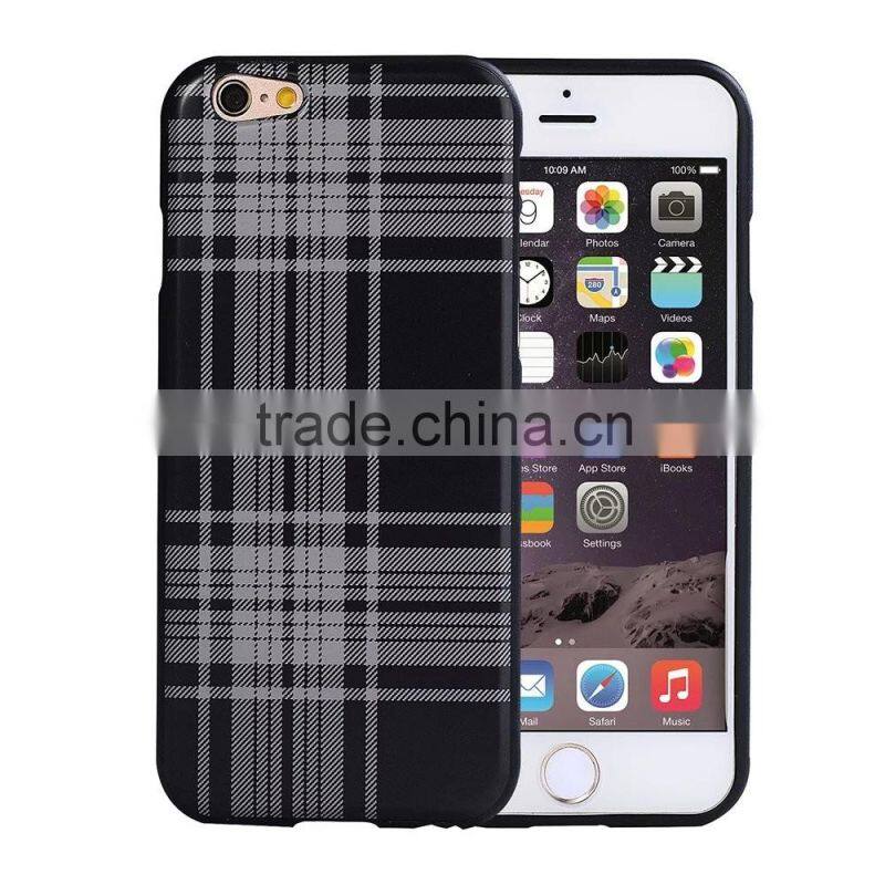 Fashion England Style Check Grain Case for Samsung Note 5 Note 4 E7 A7 A5 TPU Gel Back Cover SLD MT-5805