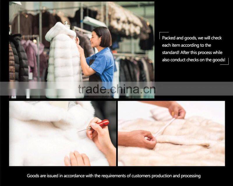 2015 Winter Women Medium Length Slim Fit Coat With Brown Fox Hat Overcoat