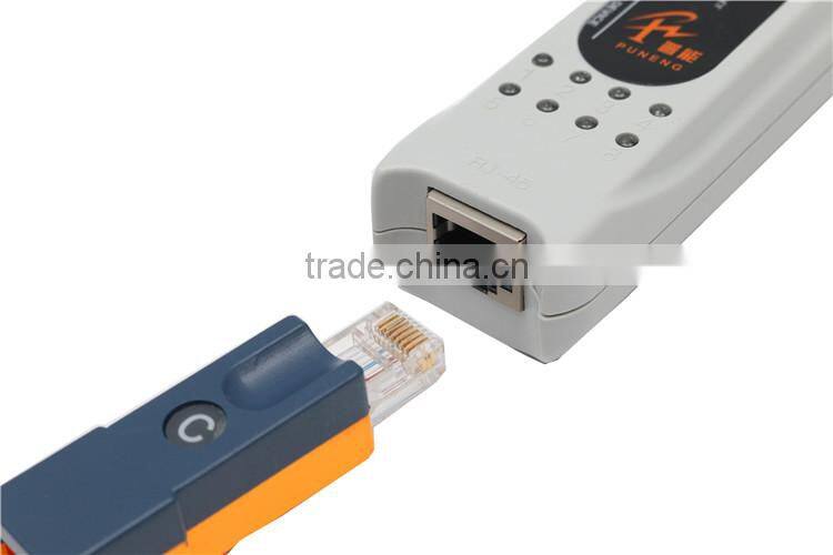Portable network multimeter with cable tester