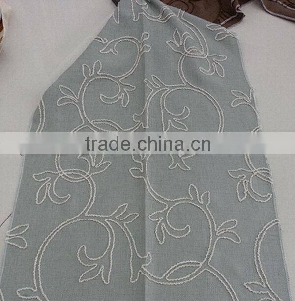 Designer hot selling transparent organza embroidery fabric