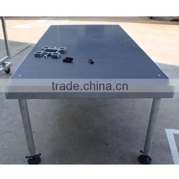 High quality stage lighting for show, used portable stage for sale