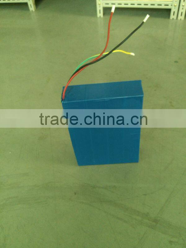 Customized polymer 60v 20ah li-ion battery pack for electric scooter, motocycle, UPS