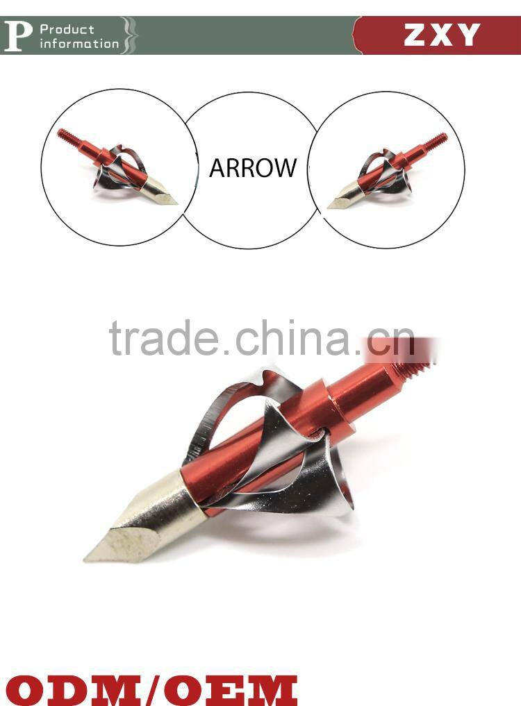 Broadheads 6 Sharp blades for Compound Bow and Crossbow Fighter Toothed blade