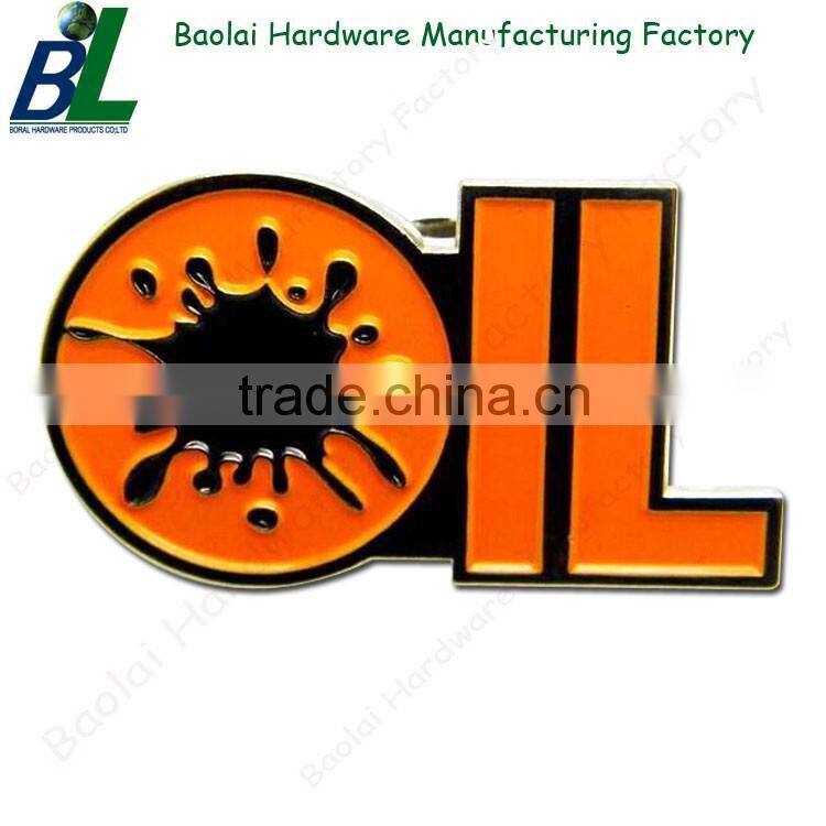 Goldend enamel metal parachute shape medals