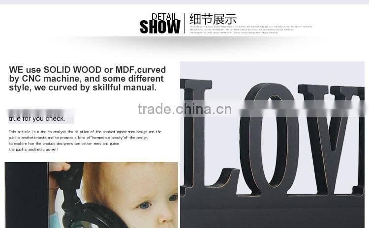 Creative character design MDF photo frames Home decoration
