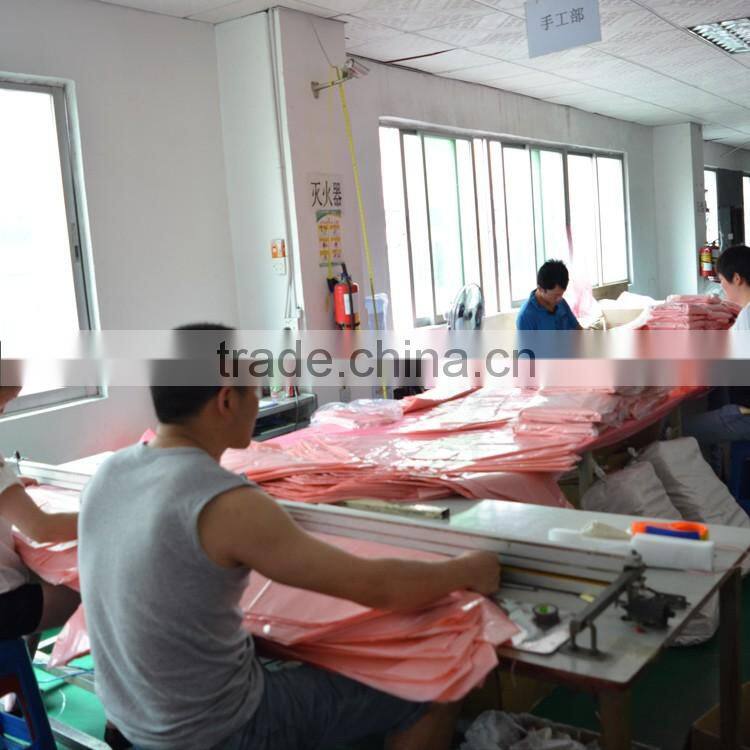 custom printing ldpe square bottom plastic bag China manufacturer