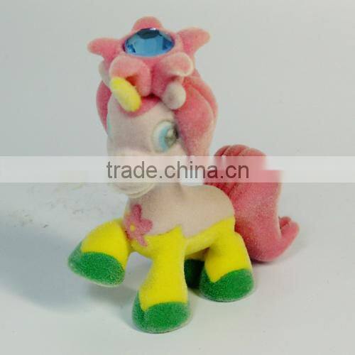 Small Flocking Little Pony with Crown.Colorful Little Pony for Children.