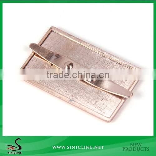 Sinicline luxury rose gold color metal label for women's handba