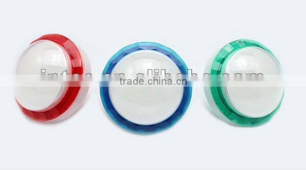 65mm Round green plastic push button switch Momentary large game accessories