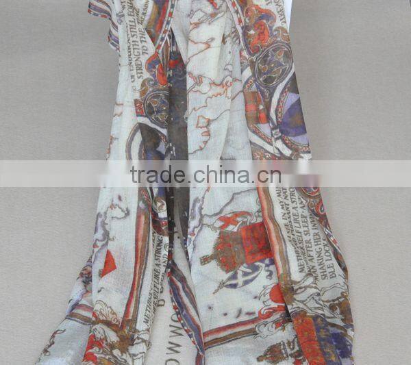 new products 2014 fashion digital print 100% cashmere pashmina scarfs