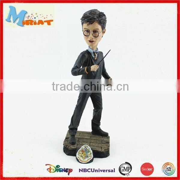 Famous character plastic harry potter bobble heads action figure