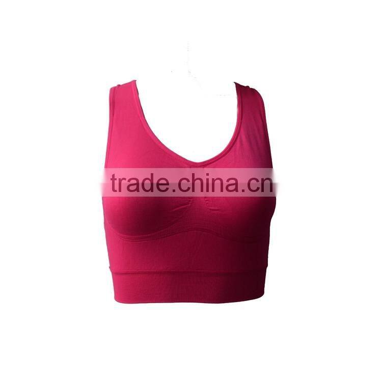 Fashion Factory Designer Hollow-out Back Women Exercise Bra Top