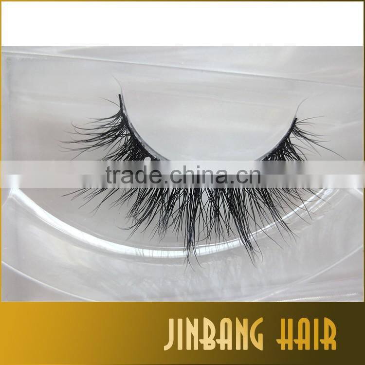 3D Mink Fur Fake Eyelashes Women's Makeup False Eyeashes Extension Hand-made 3D Style 1 Pair with custom eyelash packaging