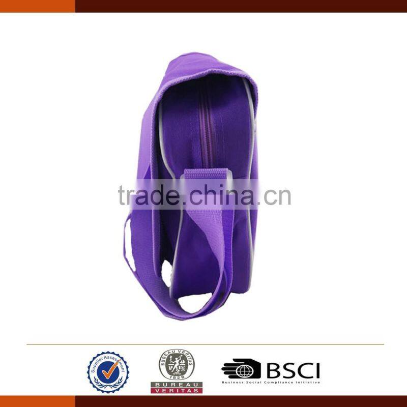 Purple 600D Shoulder Messenger Bags for College Students