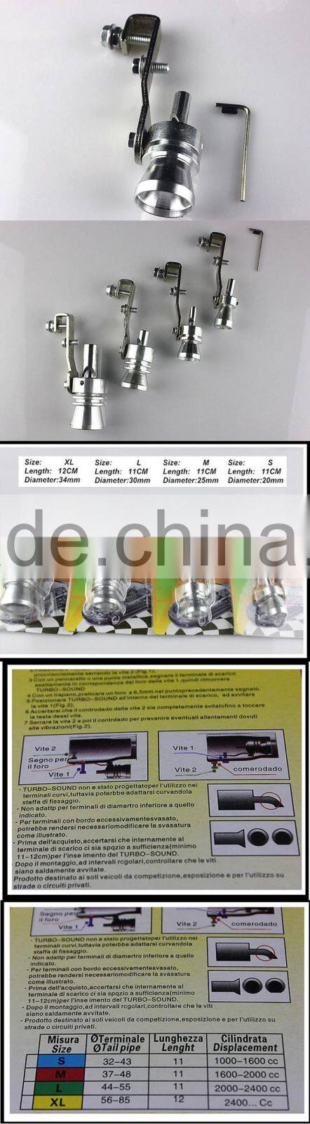 Universal Car Turbo whistle