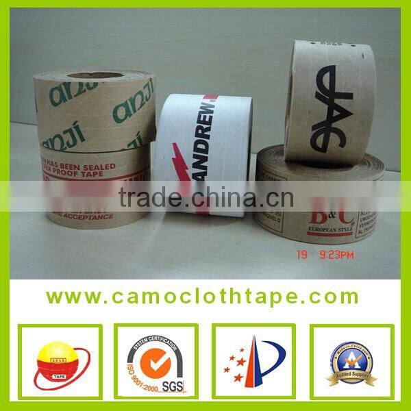 Good Quality Non Adhesive Printed Kraft Paper Tape