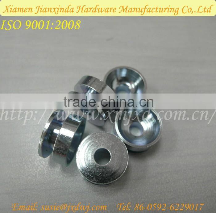 Steel Blue White Zinc round housing part
