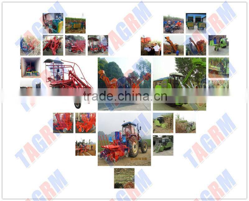 Large sugarcane plantation adopt mini sugarcane machine of sugarcane planter for planting