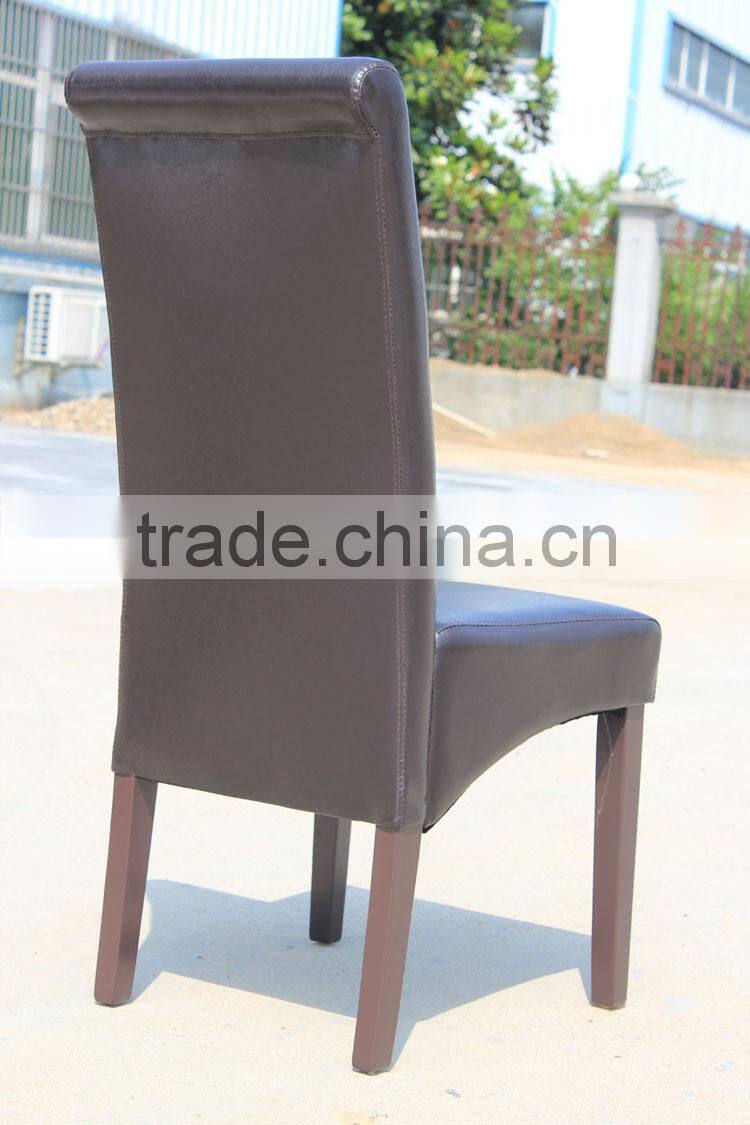 New design arriva fashionable High back pu Dining chair Y407