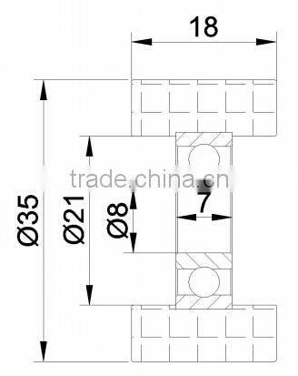 omni wheel bearing roller
