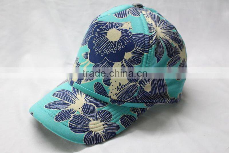 Fashion custom trucker hat no mesh at back