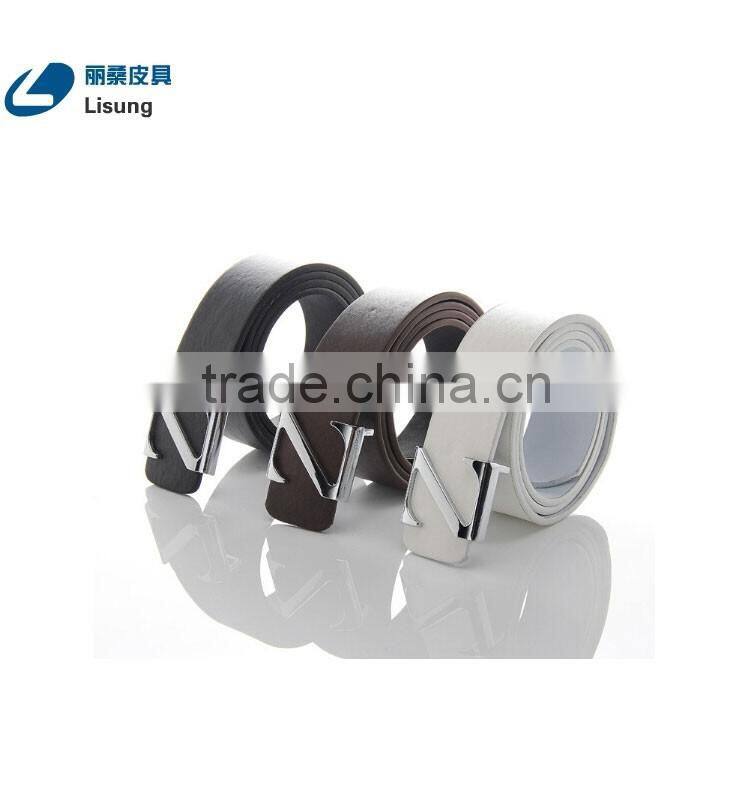 Press Buckle Cheap Pu Leather Belts For Men