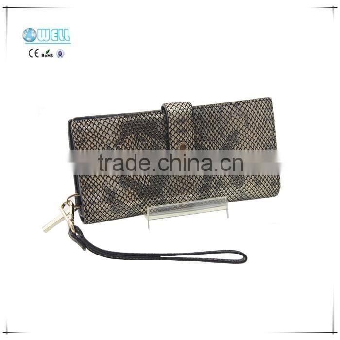 Zebra-stripe Print PU Leather ladies wallet