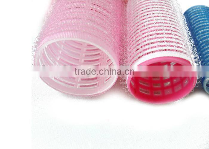 fashion popular heated fastener hair rollers with hook tape for Hair beauty