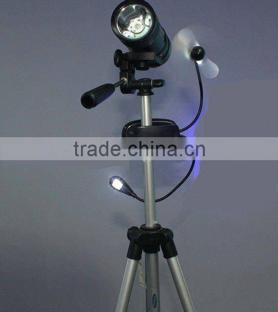 Mini Fishing light with fan(GF-R-914) (portable fishing light/portable light fan)