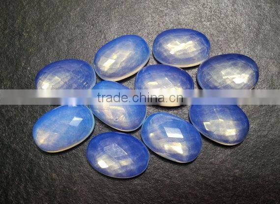 Top AAA Quality Rainbow Moonstone Loose Faceted Gemstone, Natural Gemstones
