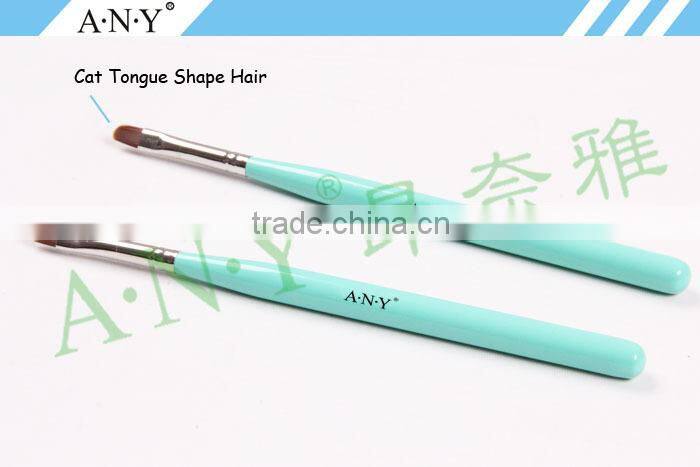 ANY Nail Art Beauty Care UV Coating Wooden Handle Nylon Nail Brush French Nails